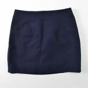 J crew wool mini skirt